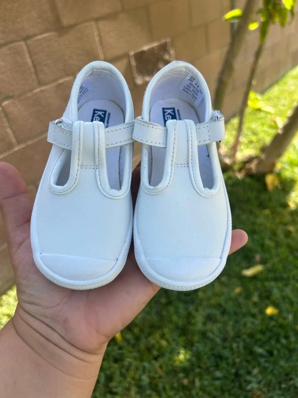 Keds White Kids Mary Jane Walker Sneakers